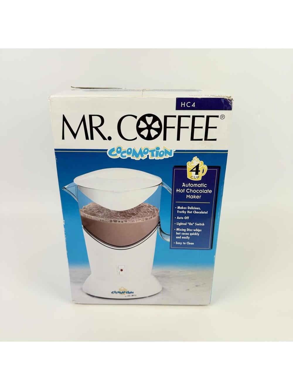 Mr. Coffee Cocomotion HC4 Hot Chocolate Cocoa Maker 4 Cup